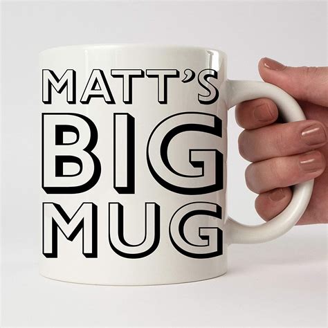 extra large personalised photo mugs.